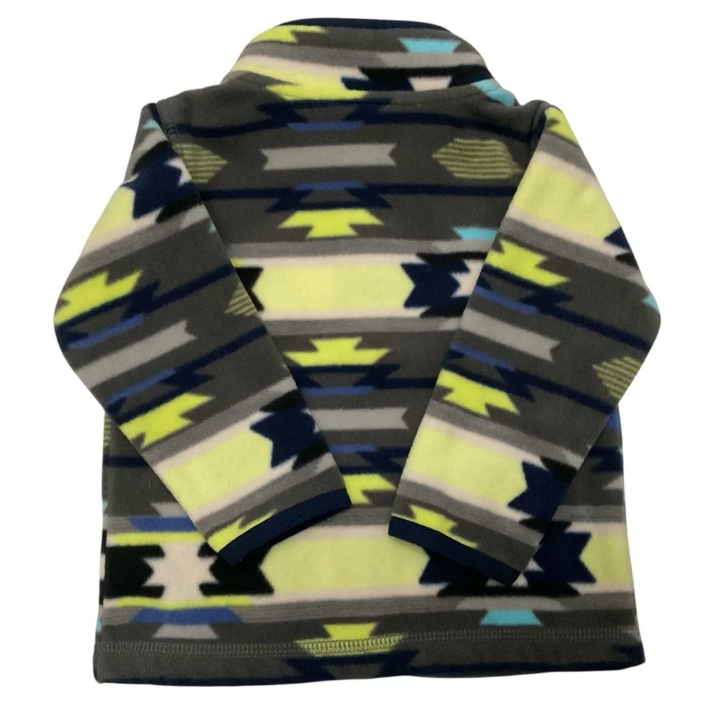 CARTER’S Aztec Print Fleece Zip Up Jacket Baby Toddler Size 12m